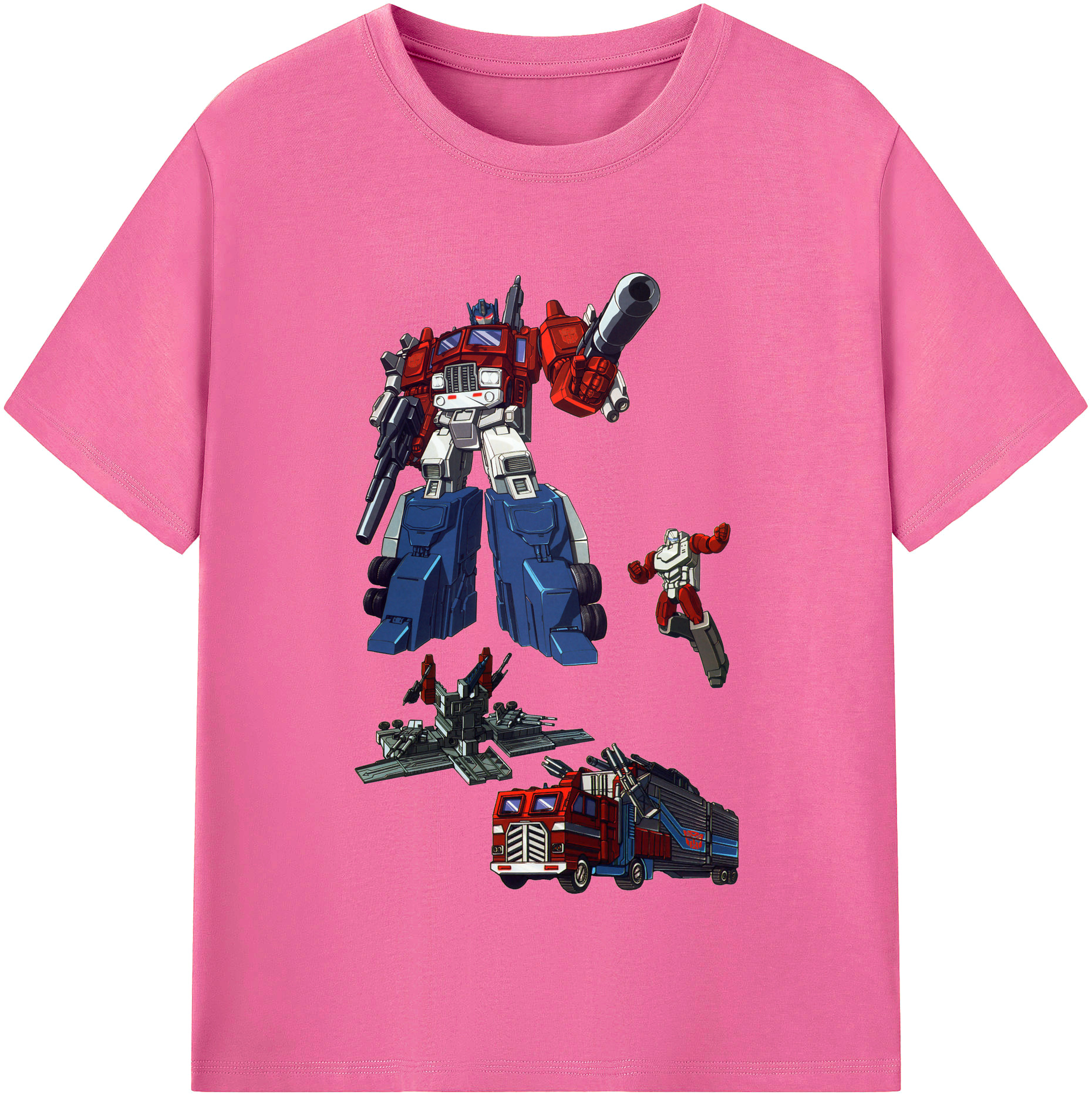 （画像用）  レディースカジュアルプリントTシャツ（綿100％）
